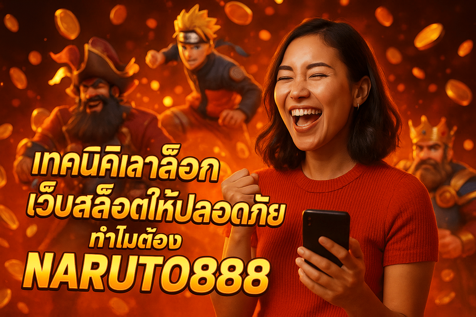 เทคนิคเลือกเว็บสล็อตให้ปลอดภัย ทำไมต้อง NARUTO888