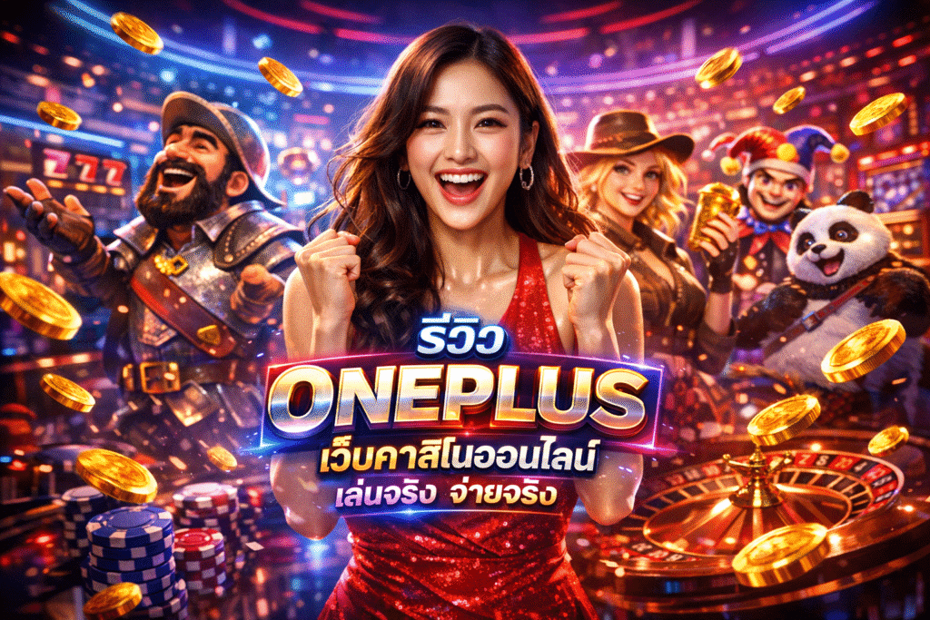 รีวิว ONEPLUS เว็บคาสิโนออนไลน์ เล่นจริง จ่ายจริง