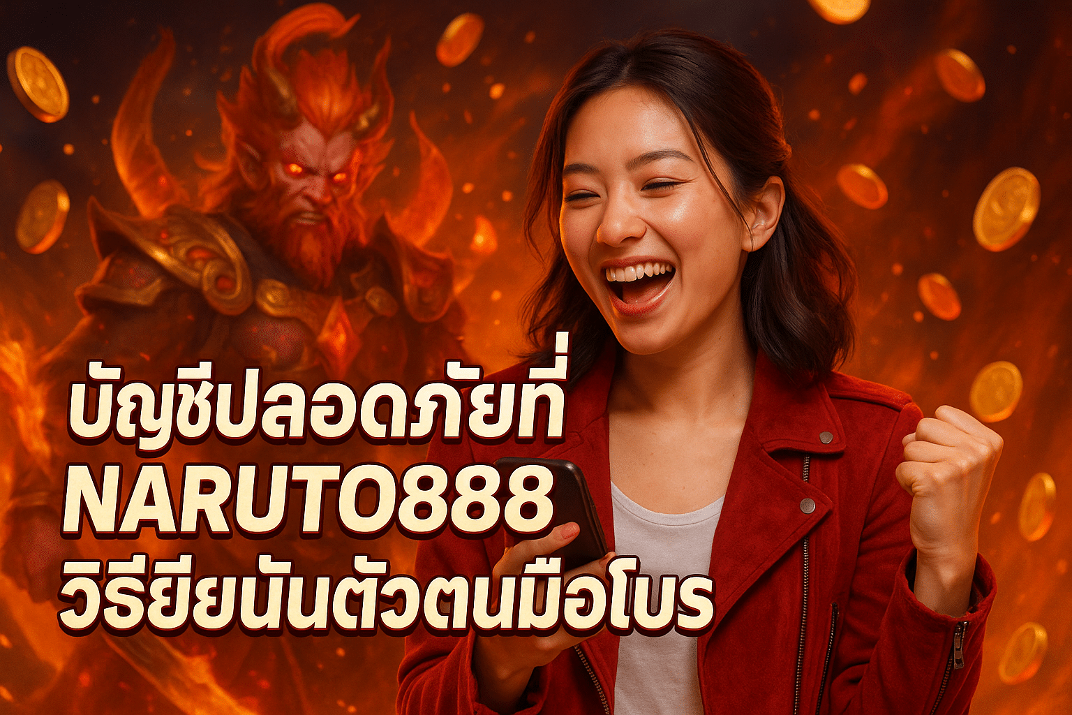 บัญชีปลอดภัยที่ NARUTO888 วิธียืนยันตัวตนมือโปร